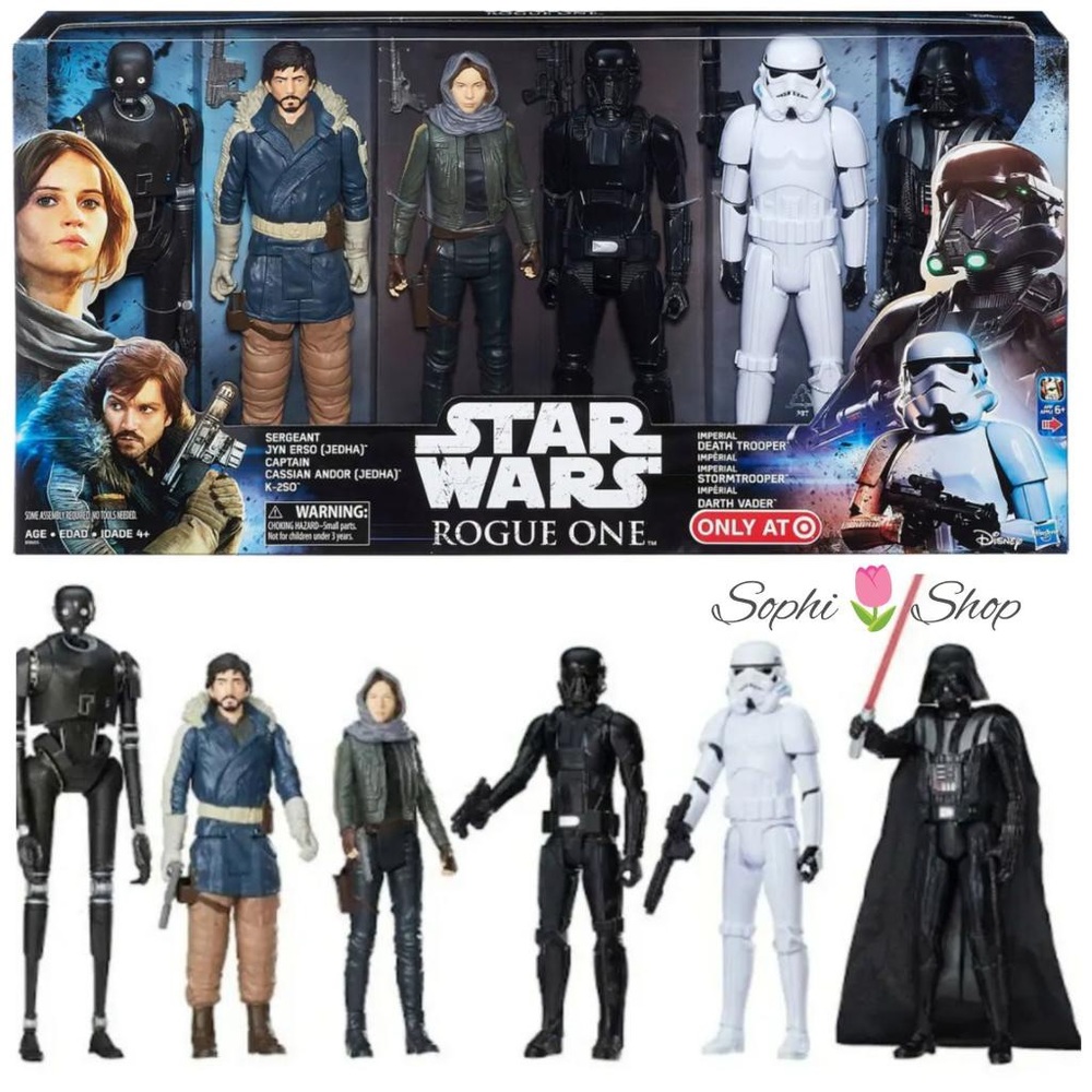 New Exclusive! Hasbro Star Wars Rogue one 6-pack in Original Sealed box